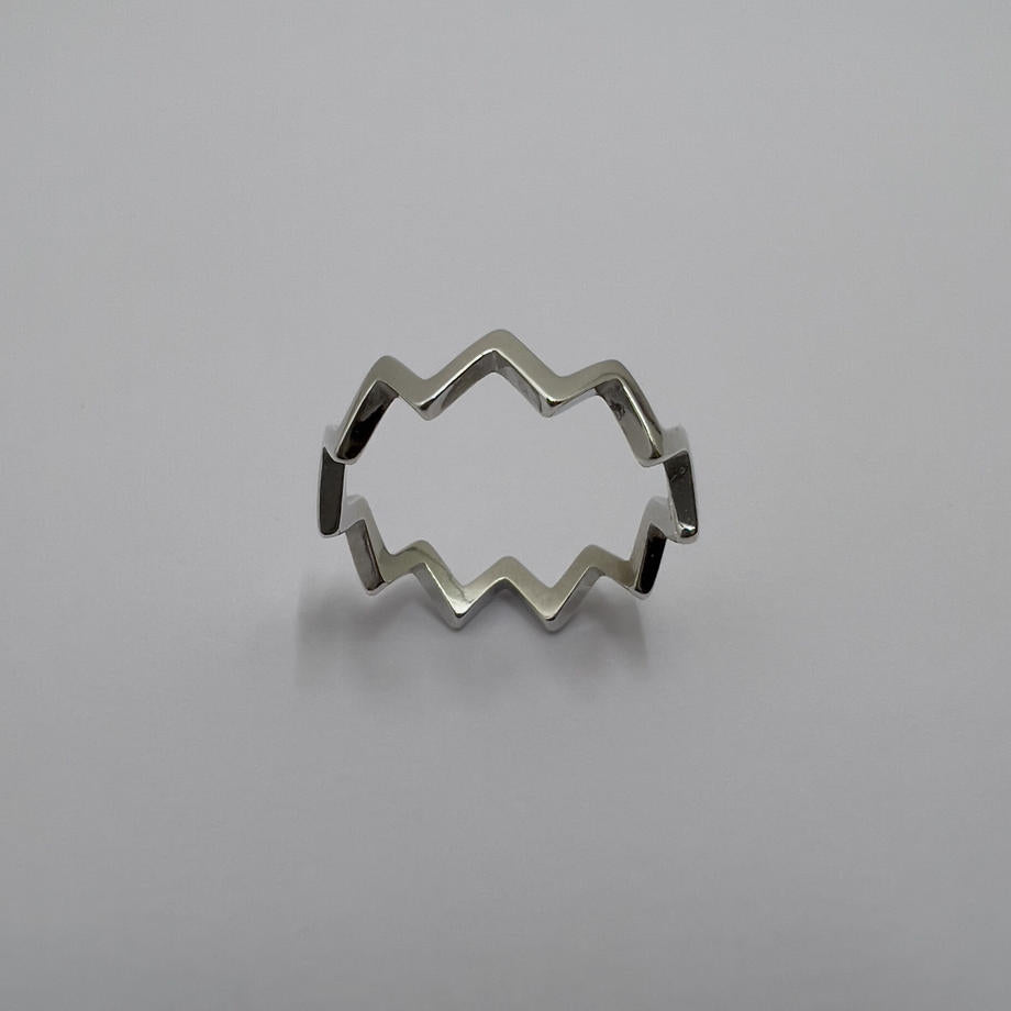 zig zag ring sv925 / Small