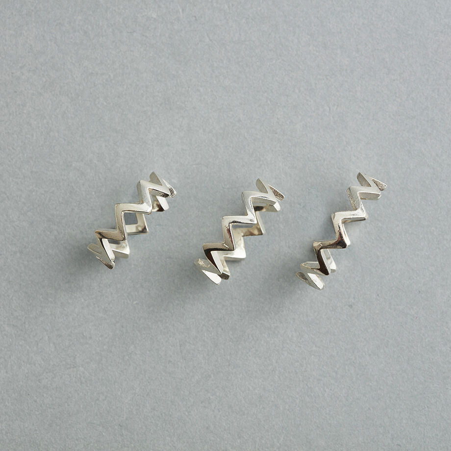 zig zag ring sv925 / Small