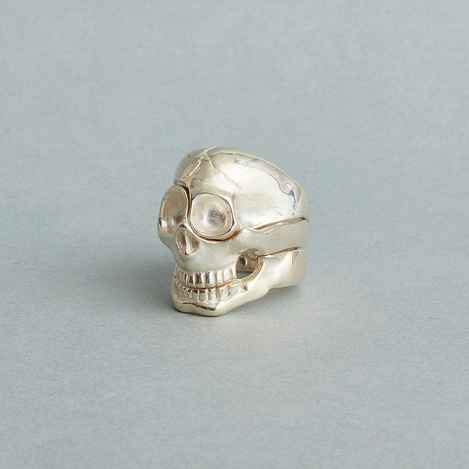 skull parts ring sv925 / Medium