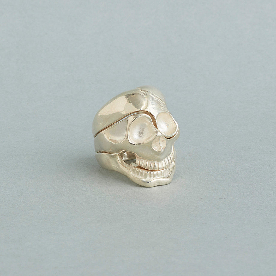 skull parts ring sv925 / Medium