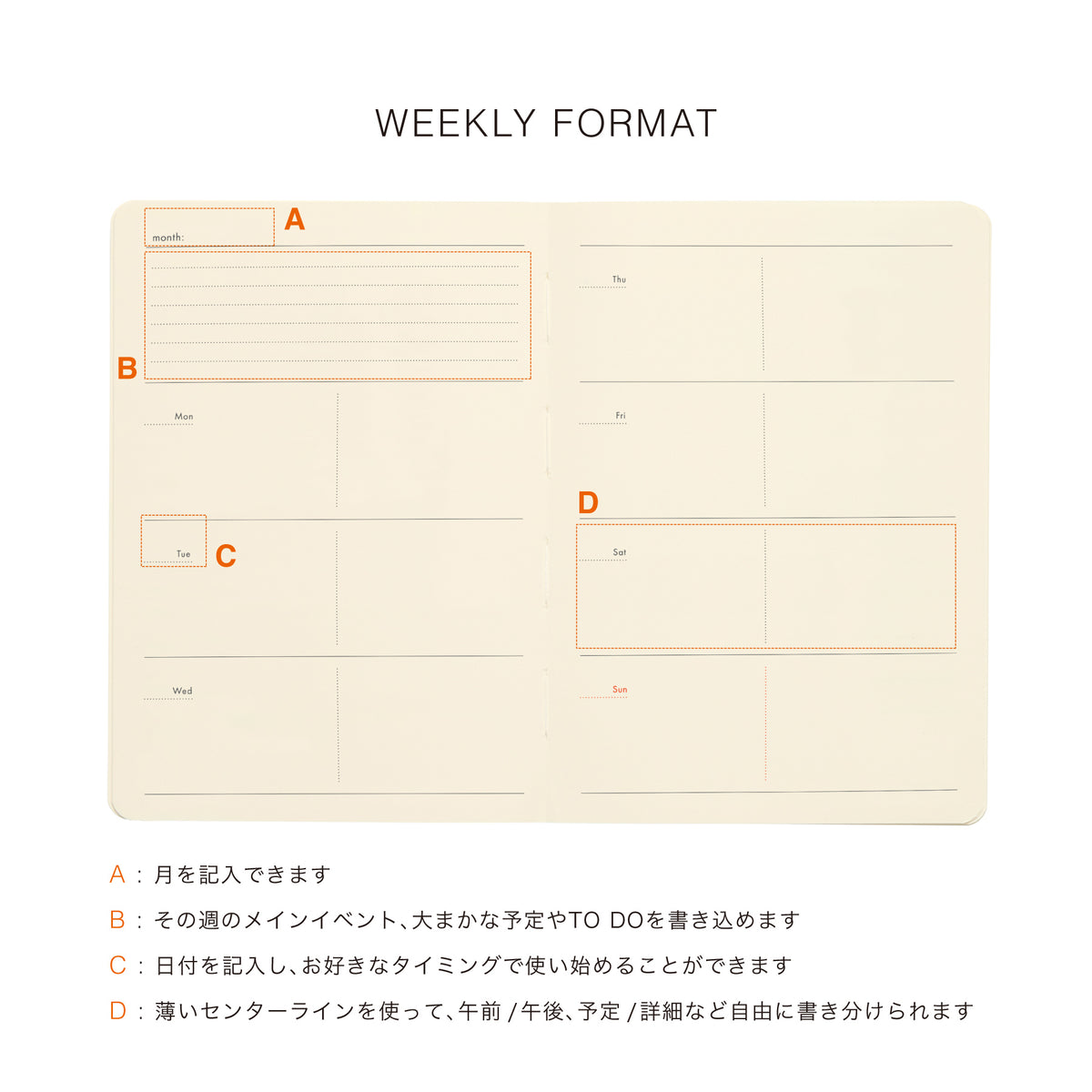 Undated Planner A6 / Tiller