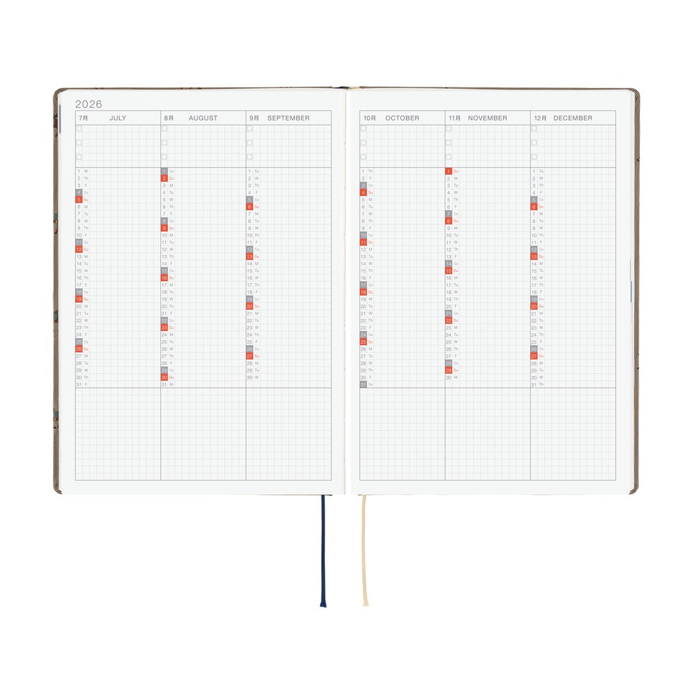 Hobonichi Techo 2026 HON A5 : Bow & Tie