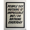 NOTHING IS IMPOSSIBLE / Poster