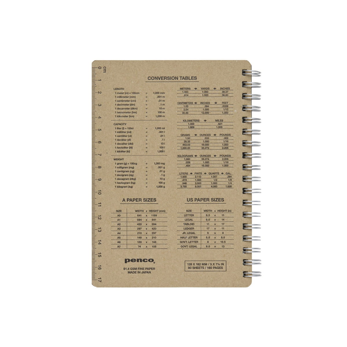 Wirebound Notebook B6 Ruled