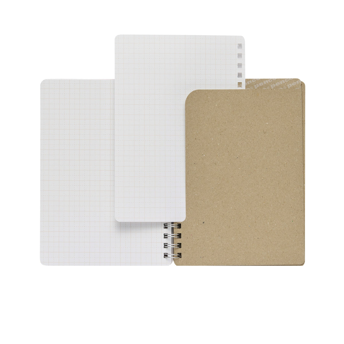 Wirebound Notebook B6 Grid