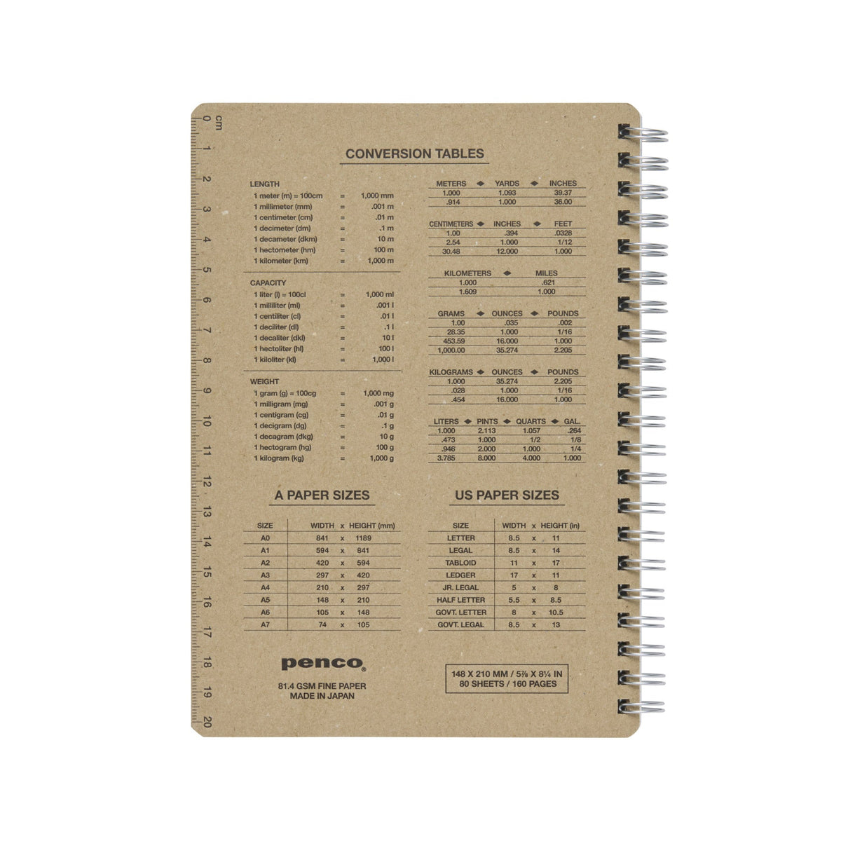 Wirebound Notebook A5 Grid