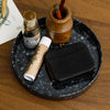 Marble Circle Desk Tray