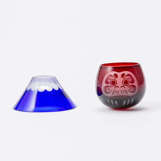 Fuji Daruma Sake Cup / Set of 2