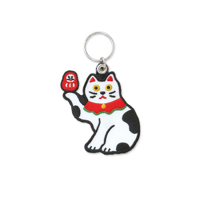 Stitch Work Key Chain / Japanese Motif