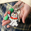 Stitch Work Key Chain / Japanese Motif