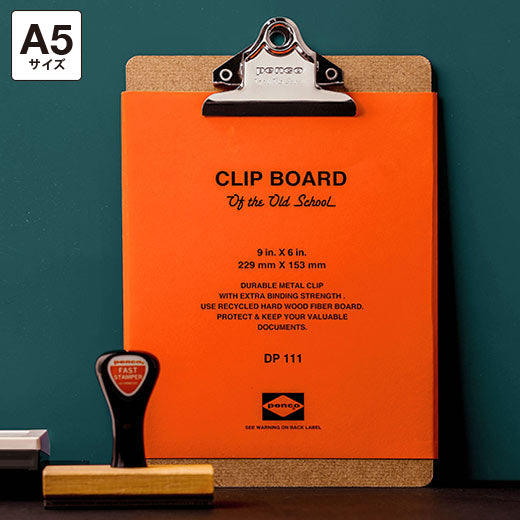 Old School Clipboard/ A5/ Silver Clip
