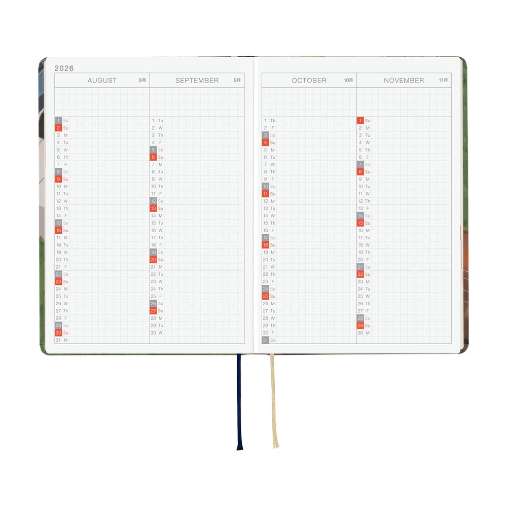 Hobonichi Techo 2026 HON A6 : Hiroko Kubota: Waiting on the Chord