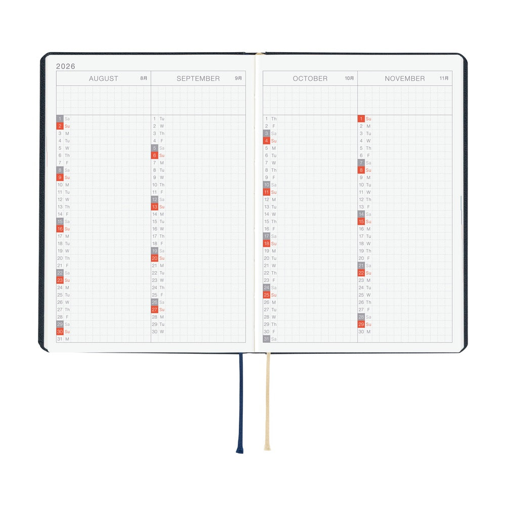Hobonichi Techo 2026 HON A6 : Slash