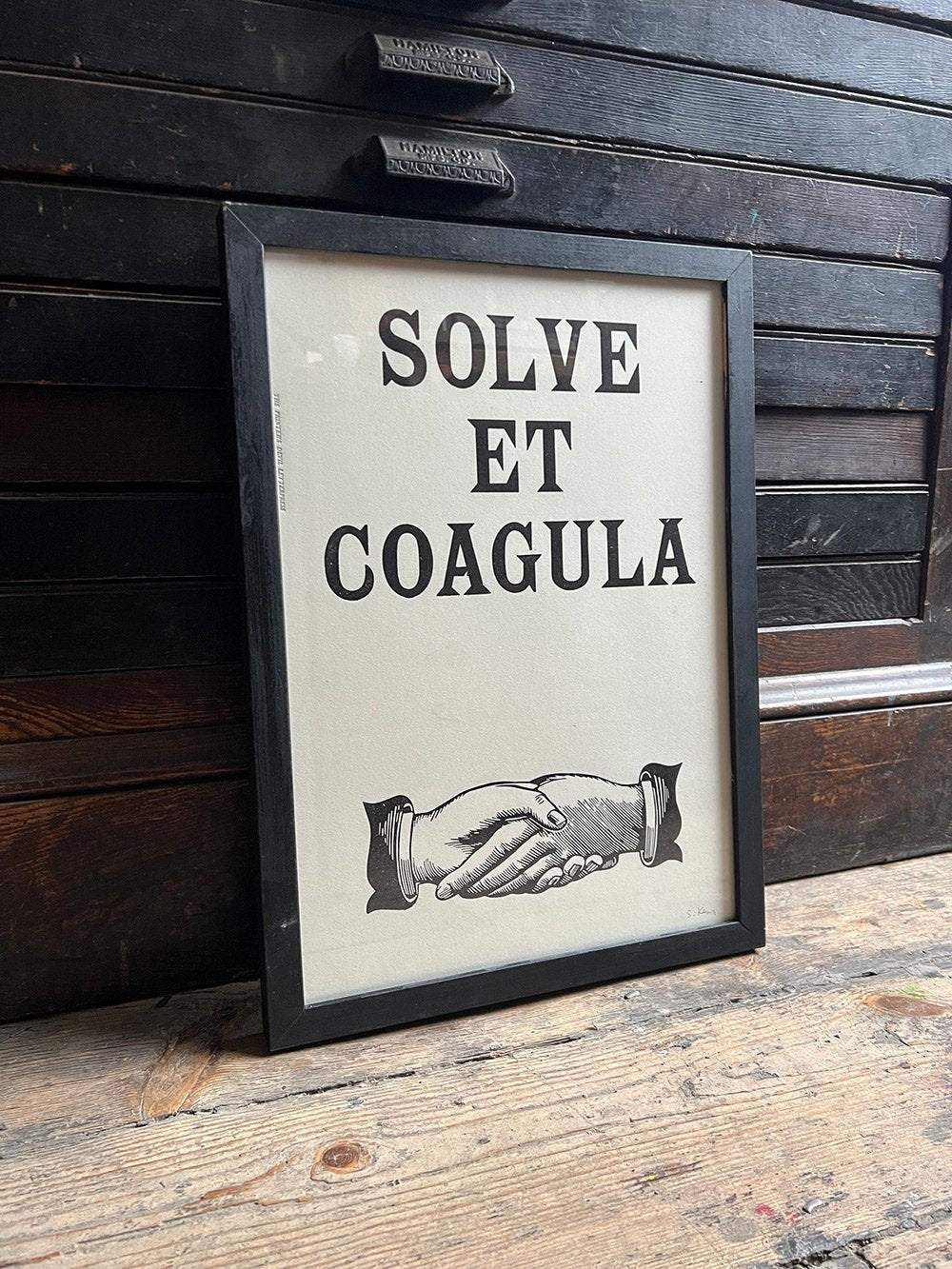 SOLVE ET COAGULA / Poster