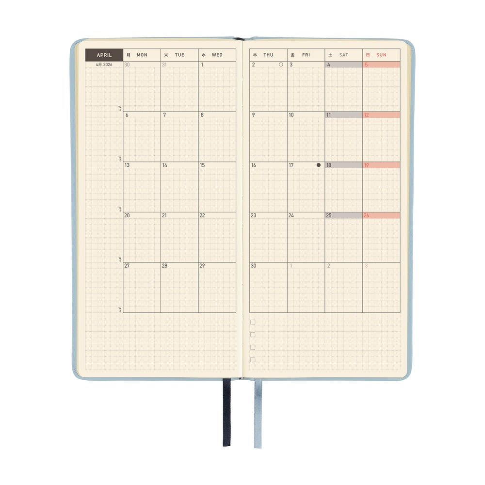 Hobonichi Techo 2026 Weeks : Leather