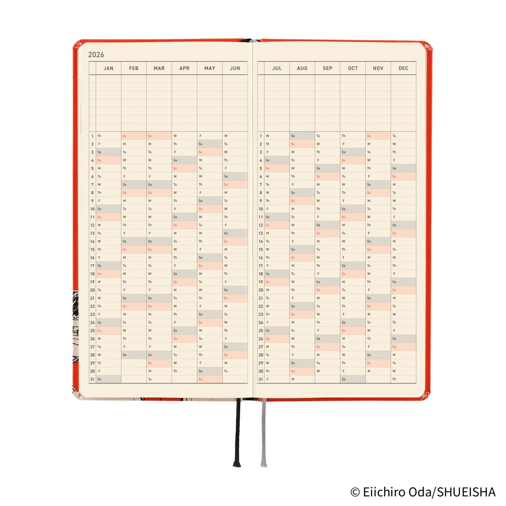 Hobonichi Techo 2026 Weeks : ONE PIECE magazine