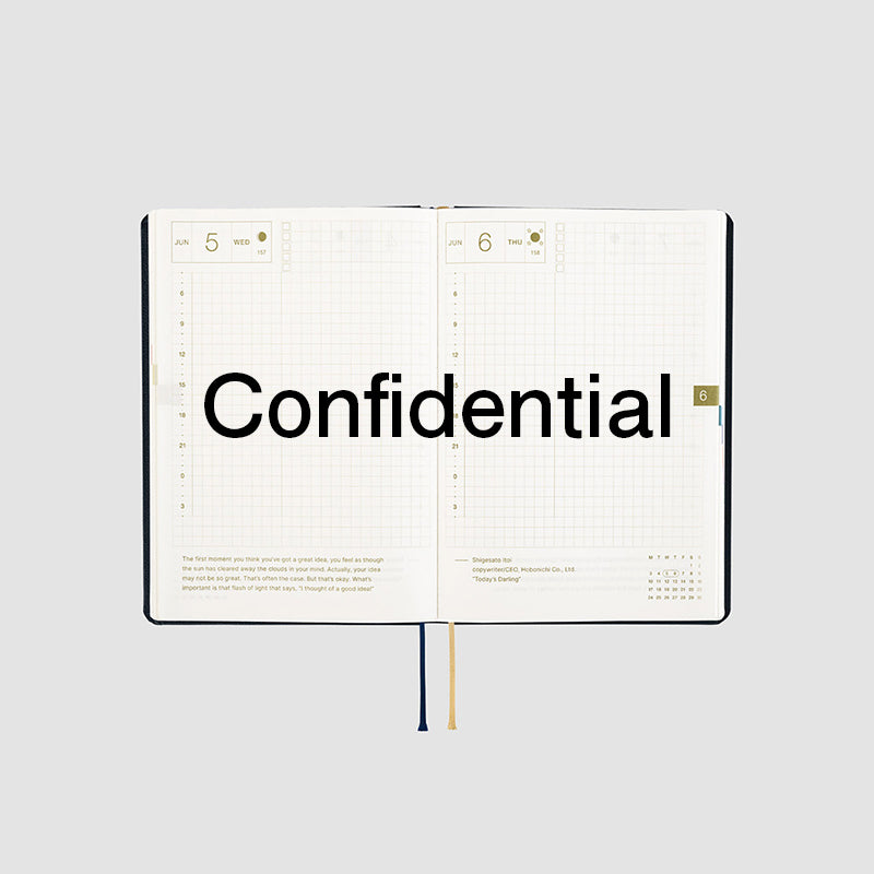 Hobonichi Techo 2025 HON A6 Slash Hightide USA, Inc.